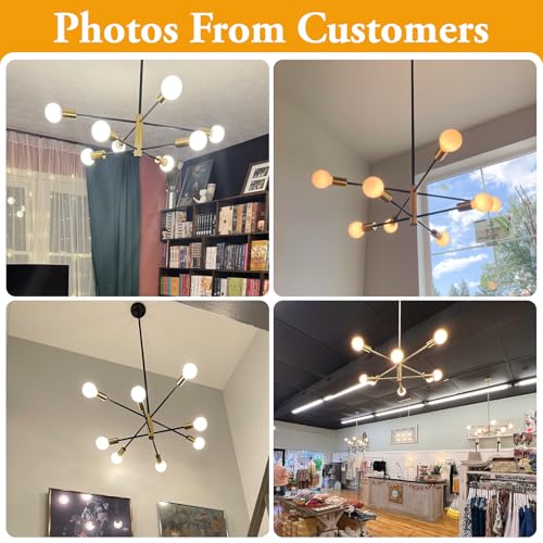 8 Light Modern Chandelier for Dining Room