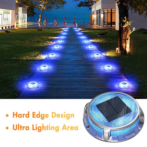 Solar Deck Lights Outdoor 12 Pack (12 Count)