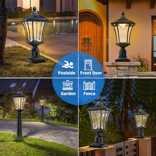 19.6" Solar Post Lights