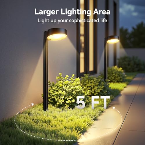 4 Pack Solar Pathway Lights Outdoor (4 Count)