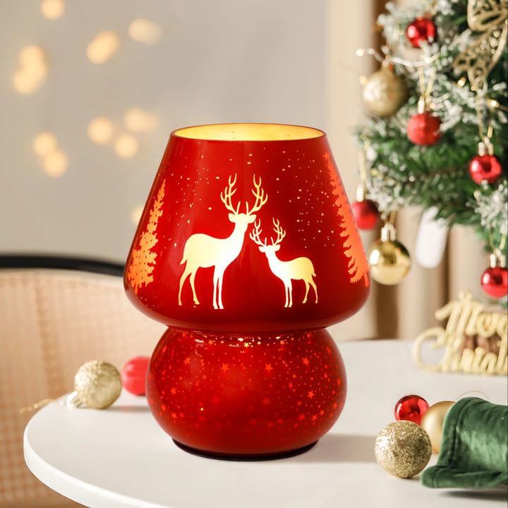 Christmas Battery Operated Mushroom Lamp