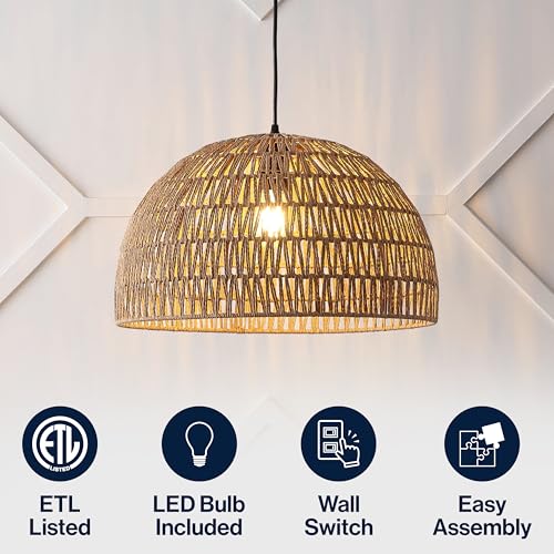 Campana 1 Light Pendant Dome Ceiling Lamp