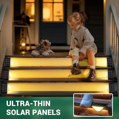 Solar Step Lights Waterproof (6 Count)