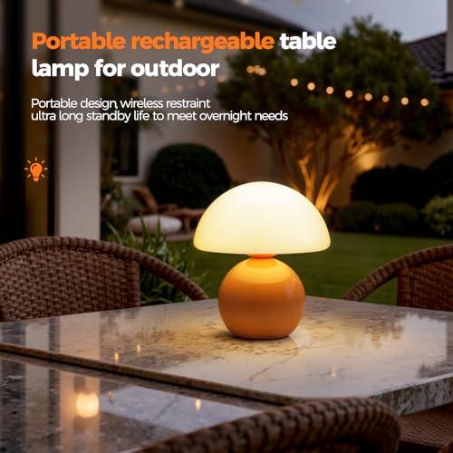 Mushroom Lamp Table Lamp for Bedroom (2 Count)