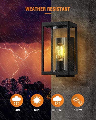 Dusk to Dawn Outdoor Wall Lights (2 Count)