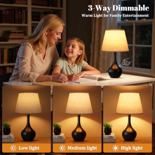 16.1" Touch Table Lamp for Nightstand