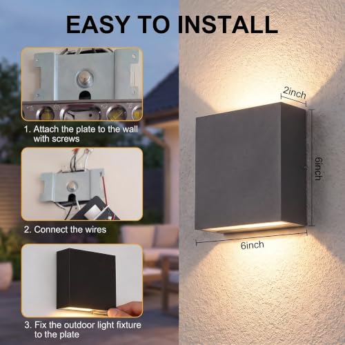 10 Pack Outdoor Wall Light