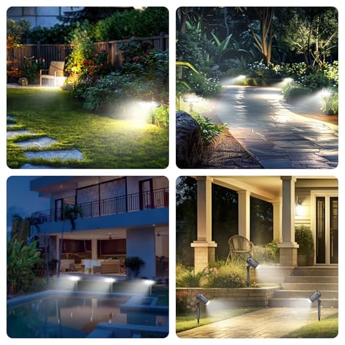 Solar Spot Lights Outdoor (2 Count)