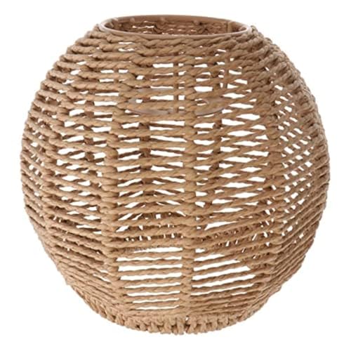 Lampshade for Cover Table Lamp Rattan Lamp Pendant Light Vintage Hanging Lighter Cafe Restaurant Home Decor Retro Lampshade