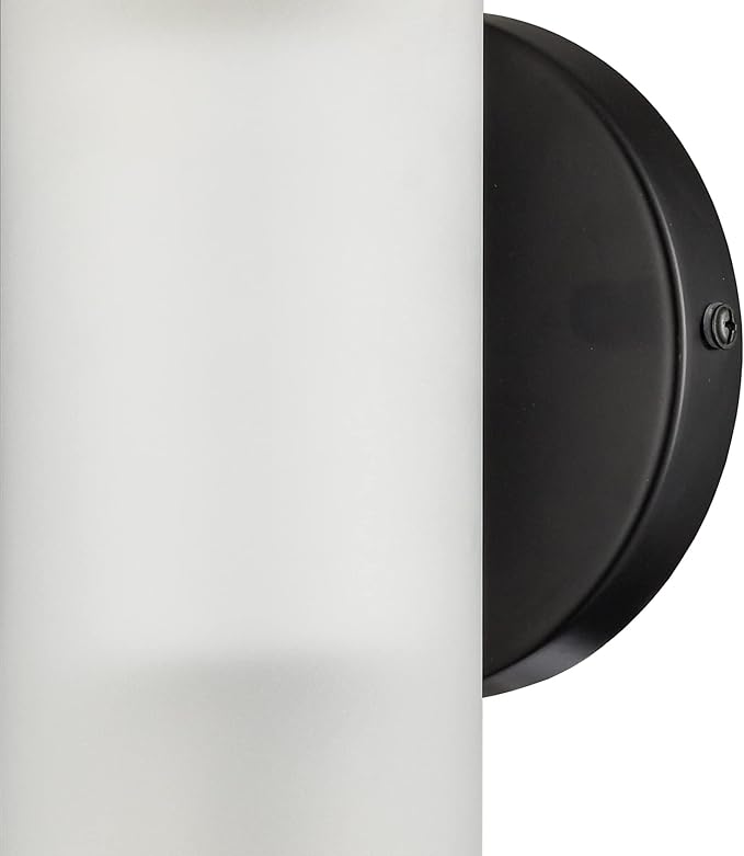 DAYCENT Modern Farmhouse Black Bathroom Light Fixtures Wall Sconces Set of Two Cylinder Sconce Lighting - Aura Lighting