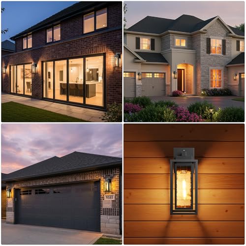 15.78'' Dusk to Dawn Exterior Porch Light Fixture (2 Count)