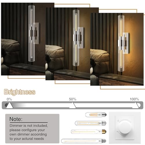 Nickel Wall Sconce Light (48 Ounce)