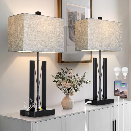 25" Table Lamps Set of 2 (2 Count)