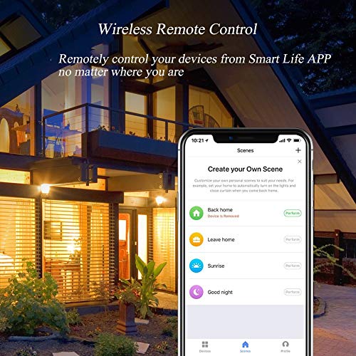 Smart WiFi Light Switch 3 Gang Compatible with Alexa and Google Home