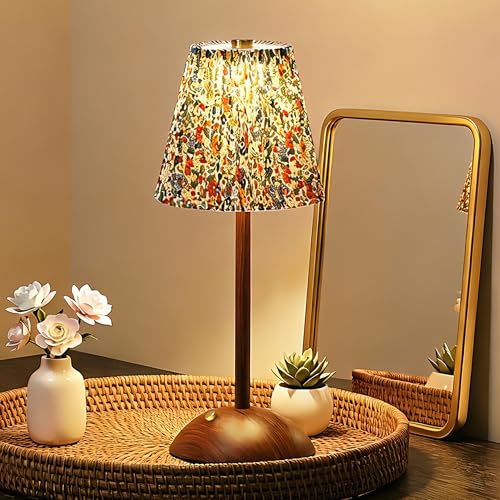 Small Vintage Cordless Table Lamp