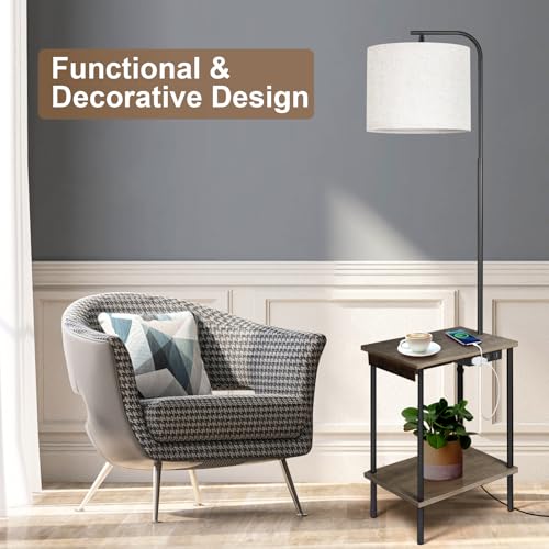 Beige Drum Lamp Shades for Floor Lamps