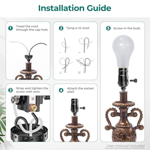 UL Listed Lamp Socket Replacement wtih ON