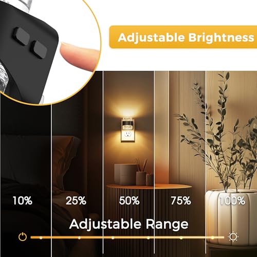 Night Light 3000K Bubble Night Lights Plug into Wall