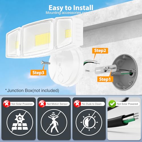 100W 11000LM Flood Lights Outdoor