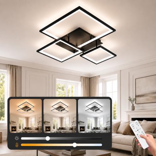 Modern Black Led Ceiling Light 3