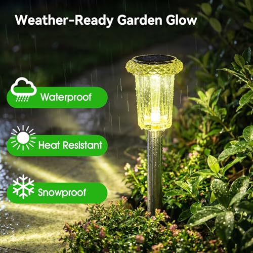 Solar Outdoor Lights Starburst Pattern (10 Count)