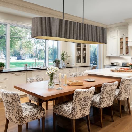 White Washed Wood Chandelier