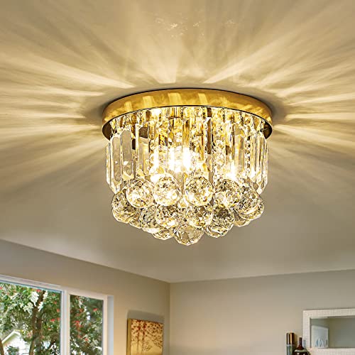 Round Crystal Lamp Chandelier