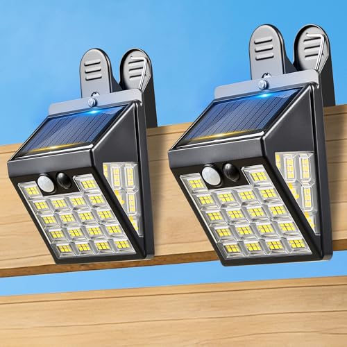 160LEDs Clip on Solar Lights Outdoor (2 Count)