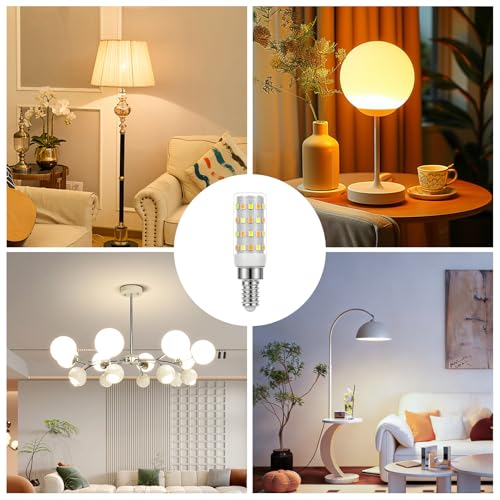 E12 LED Bulb Smart Bluetooth Light Bulb with Remote & APP Control (3 Count)