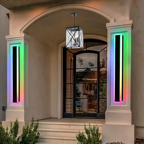 2 Pack 40in Long Outdoor LED Wall Lights IP65 Waterproof (2 Count)