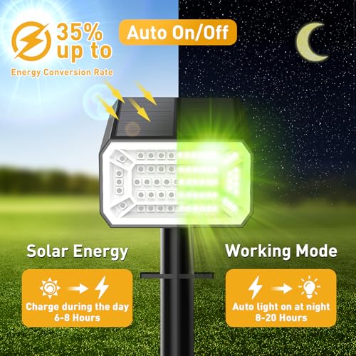 Solar Spot Lights Outdoor (8 Count)