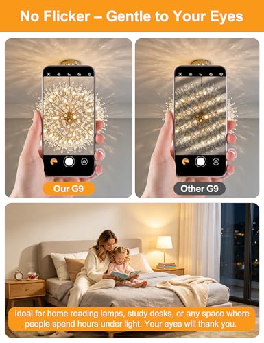 G9 led Bulb dimmable Ceramic Pendant Light Bulb