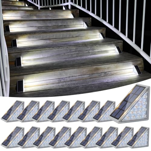 Solar Stair Lights 16 Pack (16 Count)