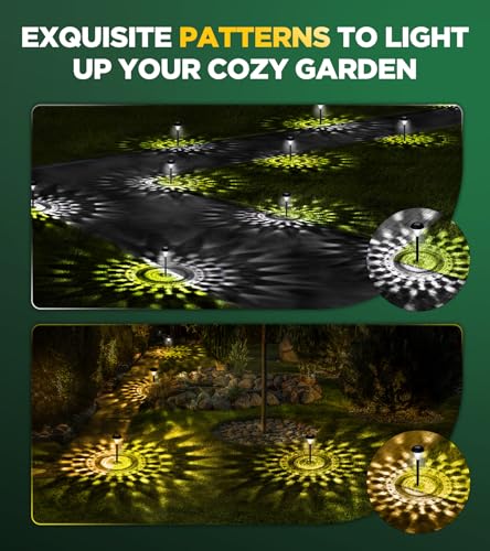 10 Pack Ultra Bright Solar Lights Outdoor Waterproof (10 Count)
