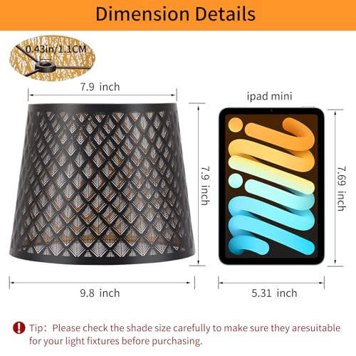 Metal Lamp shades Set of 2