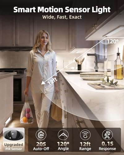 5 Pack Under Cabinet Lighting with Charging Station (5 Count)