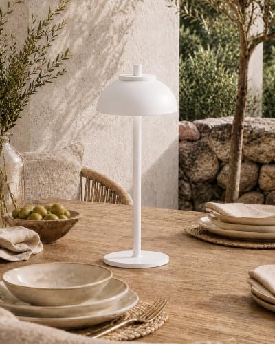 White Cordless Table Lamps (2 Count)