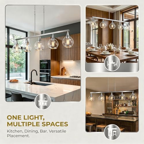 Kitchen Island Linear Pendant Light
