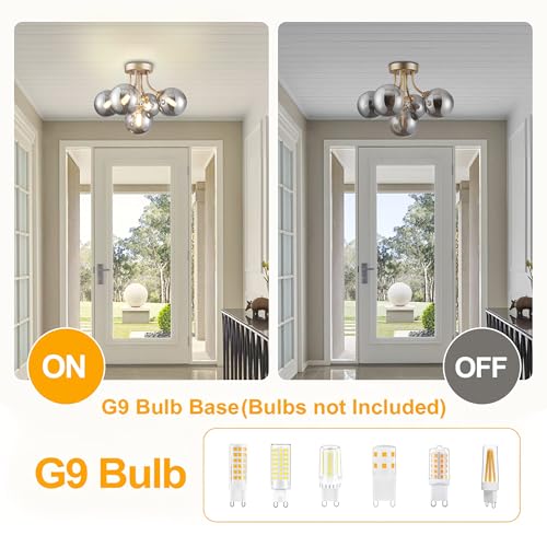 Sputnik Ceiling Light Fixture 5