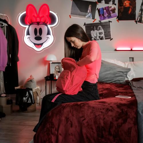 Anime Theme Cartoon LED Neon Sign for Wall Decor (Minnie)