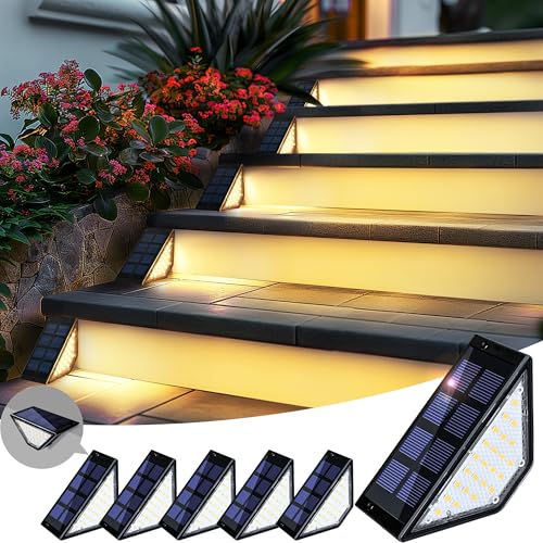 Solar Step Lights Waterproof (6 Count)