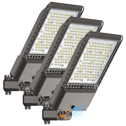 340W LED Parking Lot Light 85000LM Outdoor Street Lights 3 Pack (3 Count)