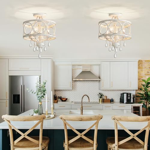 Crystal Ceiling Light Fixture