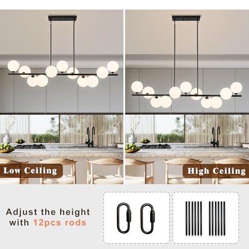 Linear Chandeliers for Dining Room (11 Count)