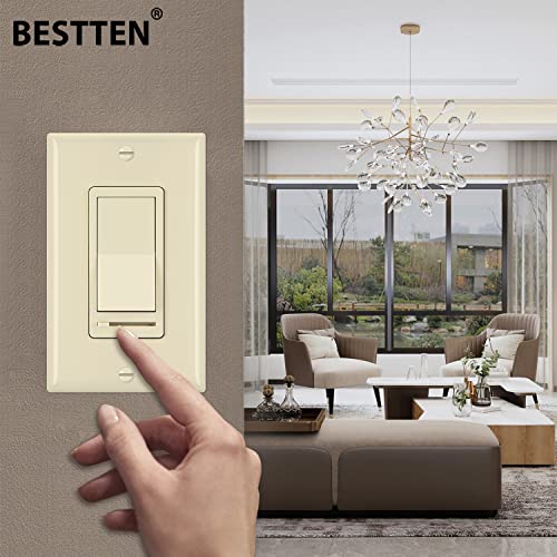 2 Pack Almond Dimmer Light Switch (2 Count)