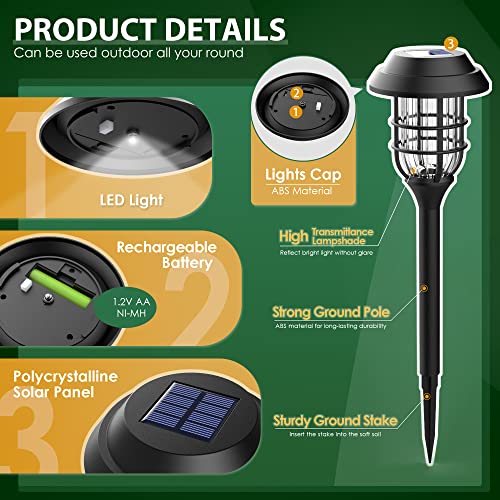 Solar Pathway Lights Waterproof Outdoor Lighting (8 Count)