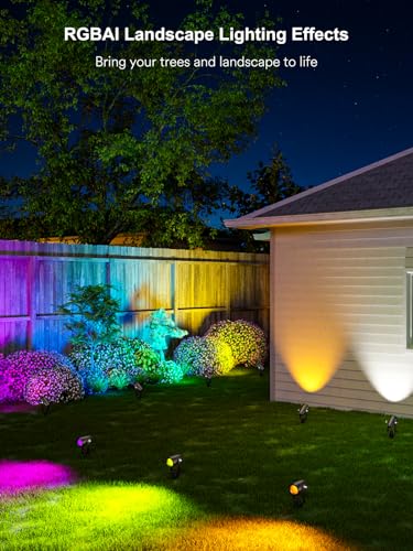smart Outdoor spotlights