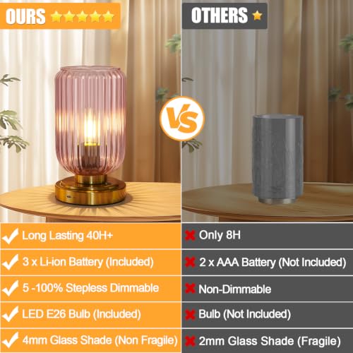 Cordless Table Lamp for Bedroom