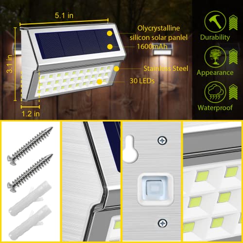 Solar Deck Lights (6 Count)