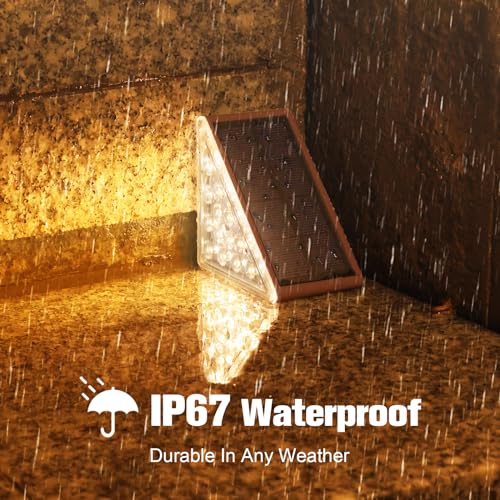 Solar Step Lights Outdoor Waterproof (8 Count)